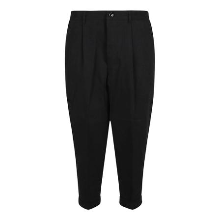 Ami Paris, Trousers Chinos Zwart, Heren, Maat:S