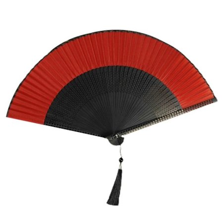 Kokoontaitettava viuhka Vintage Tupsu Tanssi Kädessä Pidettävä Viuhka Bambu Keinotekoinen Silkki Kokoontaitettava Viuhka Häät Xixi