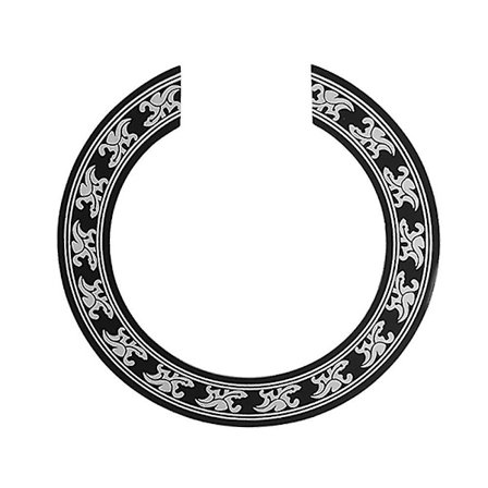 Folk gitarr rosett inlägg dekal cirkel ljudhål dekorativ dekal tillbehör ersättning för 40-41 tums gitarrer