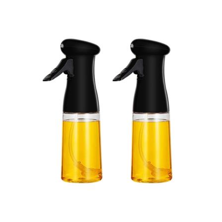 Salong Style Hårsprayflaska – 360 Ultra Fint Water - Kontinuerlig aerosolfri Trigger Mist Sprayer Flaska av -svart plastsprayflaska