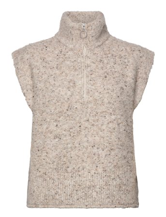 FREE/QUENT Waistcoat - Beige - M