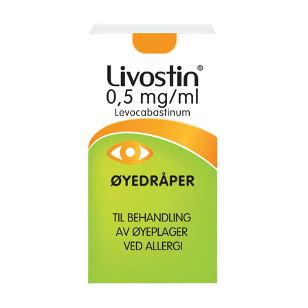Livostin Øyedråper 0,5 mg/ml, 4 ml