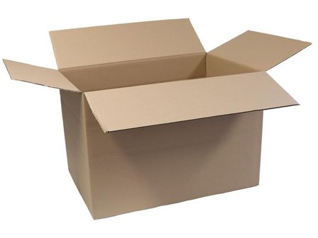 Wellåda 570x380x380/285/190mm 4mm - Lyreco - Emballage och lagerutrustning - Lådor och well - Welllådor 1-lag - 500-1300 mm