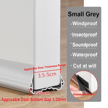 100 cm oven pohjan tiivistenauha, melunvaimennus PIENI HARMAA