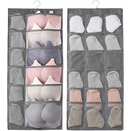 Alusvaatteiden rintaliivien säilytys ripustus 30 lokeroa Sukkien järjestäjä Laatikko Kaksisuuntainen järjestäjä Vaatekaappi Solmio Säilytyslaatikko 