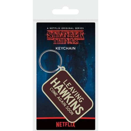 Nyckelring - Stranger Things (leaving Hawkins) Multifärg