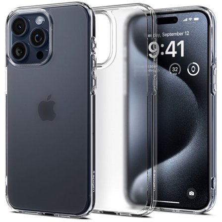 Spigen Ultra Hybrid iPhone 15 Pro-etui - klar mat