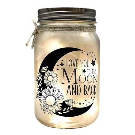 Valentinsdag Krukke Lys Multifunktionel Romantisk Flaskelampe til Indendørs[HK]