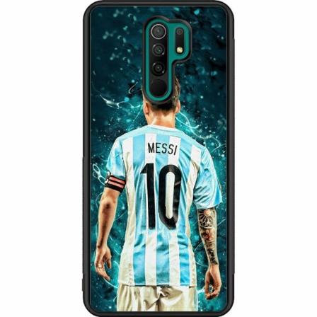 Xiaomi Redmi 9 Svart Skal Messi