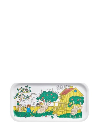 Pippi Langstrømpe Tray 43X22Cm The Way Home - Multi/patterned - 43X22CM