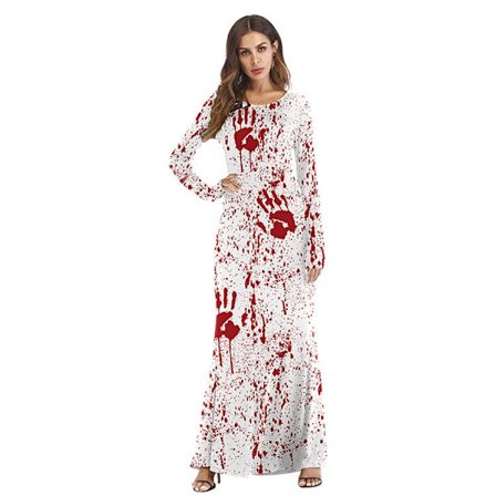 Halloween mekko Woman Adult/puku veriprintillä
