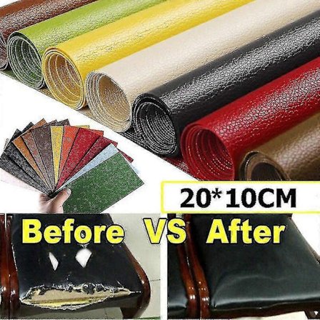 20cm*10cm Flerfarget PU Ingen Stryking Sofa Reparasjon Skinnlapp Selvklebende Klistremerke For Stolsete Sko Fikse Skinnsofa Lapper
