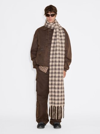 Holzweiler Aster Check - Brown Check - Women's - One size