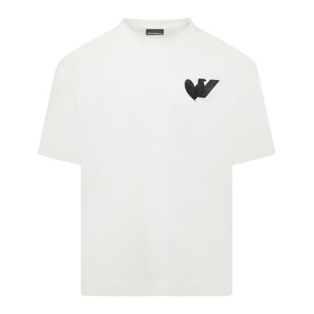 Emporio Armani, T-Shirts Wit, Heren, Maat:XL