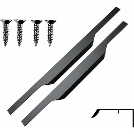 Keittiön kaapin vedin piilotettu kaapin vetimet mattamusta