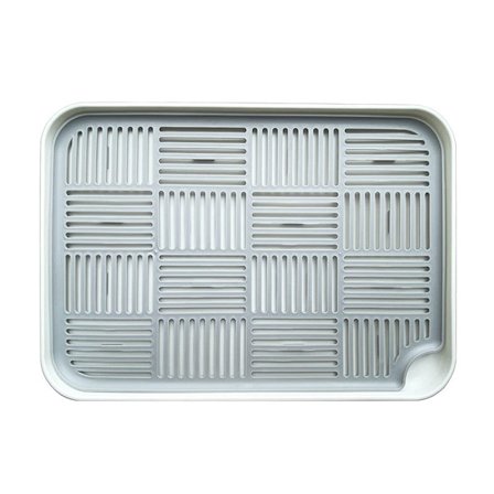 Dobbeltlags fadaftapningstallerken Grøntsagsfrugtbakke Babyflaskeopbevaring Tørrestativ Aftapningsmåtte til opvask Kopper Køkkenarrangør