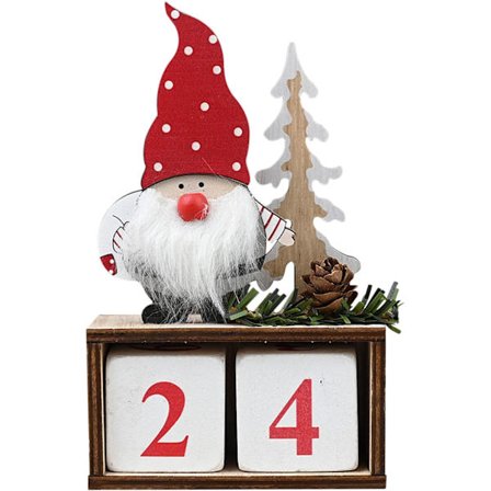 Juldekorationer Rea Utförsäljning Adventskalender Tyg Adventsnedräkning Jultomte Kalender