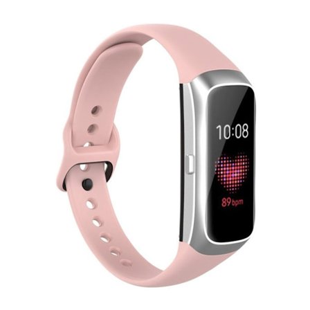 Samsung Galaxy Fit enkelt klockarmband i silikon - Rosa