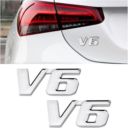 3D-emblem, mærke, bilklistermærke, dekal, motorvisning i metal, bilklistermærke, emblem