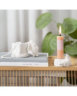 Askartelusetti Muovailu Kynttilänjalka simpukankuori-Creativ Company