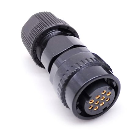 Effektiv 10-pins motorkontakt JN1FS10SL10 Motorkontakter Rett/Bøyd