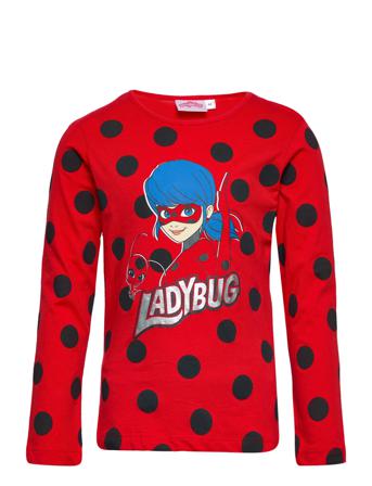 Long-Sleeved T-Shirt T-shirts Long-sleeved T-shirts Röd Sun City Lady Bug