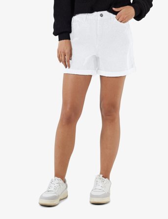 NOISY MAY Nmsmiley Nw Shorts Vi442Bw S* - White - XS