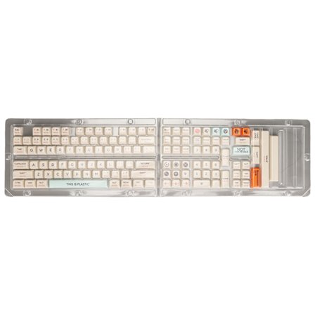 Tastatur Keycaps Orange Blå Beige 128 Taster PBT Tema XDA Højde Sublimering Uigennemsigtig DIY Keycap til Mekanisk Tastatur