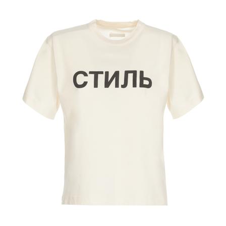 Heron Preston Heron Preston T-shirts and Polos White vit, Dam, Dam, Storlek: S