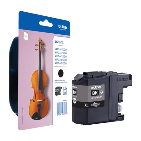 Brother LC127XLBK - Super High Yield - svart - original - blekkpatron