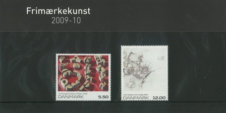 Danmark 2010 - Frimærkekunst 2009-10 - AFA souvenirmappe 92