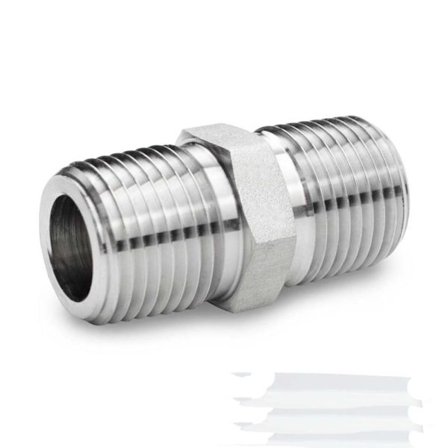 Smiing sekskantet nippel rørfittings vannrør stumpskjøt