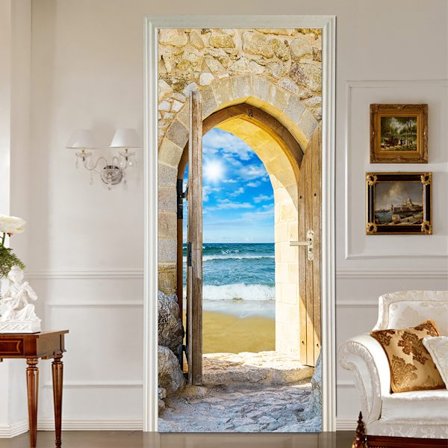 (38.5*200cm*2kpl) 3D-efektijulisteen tarraovi 12