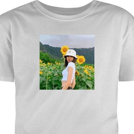 Barn T-shirt Lisa Blackpink Solrosor K-pop Idol