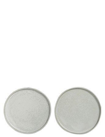 Mette Ditmer Sand Grain Plate, 2-Pack - Cream - Ø 20 CM