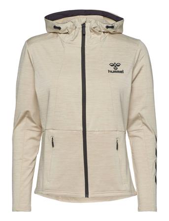 Hmlselby Zip Hoodie Sweat-shirts & Hoodies Fleeces & Midlayers Vit Hummel
