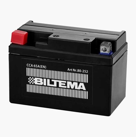 Biltema - MC-batteri SMF 12 V 5 Ah 135 x 75 x 95 mm