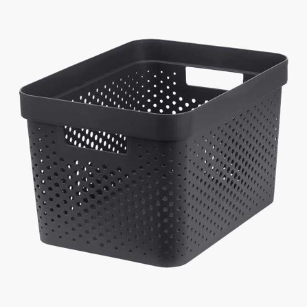 Förvaringslåda 17 liter grå