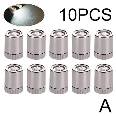 10 kpl Mini sähkövaloja nukkekotiin, käsityöhön paristoilla – edulliset lahjat