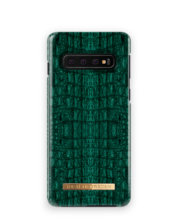 Unisex deksel, Galaxy S10 Emerald Croco, iDeal of Sweden