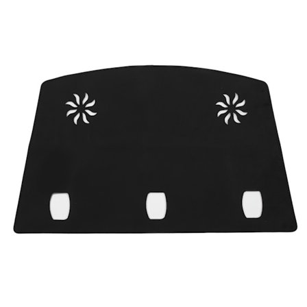 Bagasjeromsbeskyttelse mot sol, flanellfôr, varmeisolasjon, solskjerming, erstatning for Tesla Model 3 Y, svart