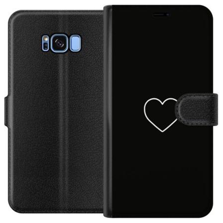 Samsung Galaxy S8 Lompakkokotelo Sydän