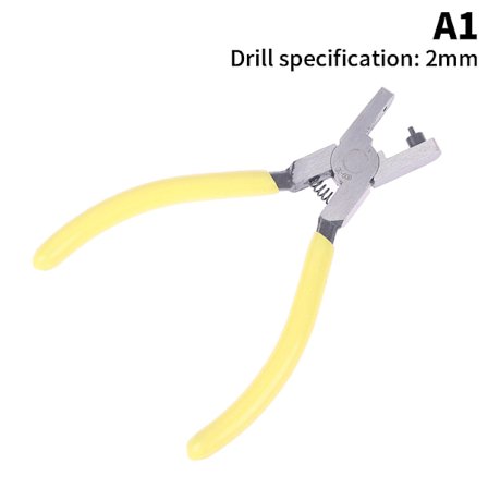 Universal handläderrem Watch Bälte Punching Tool Punc