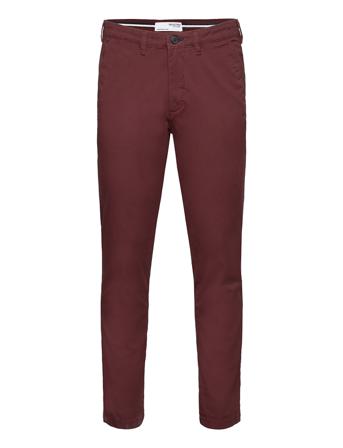 Slhslim-Miles Flex Chino Pants W Brown Selected Homme