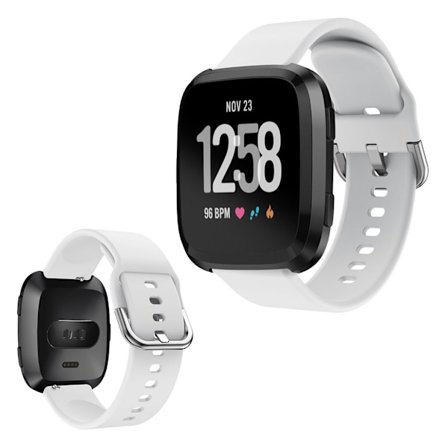 Fitbit Versa klockarmband i silikon - Vit