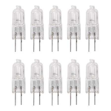 10 stk G4 Halogen Lyspære Belysning 10w Varmt Hvit