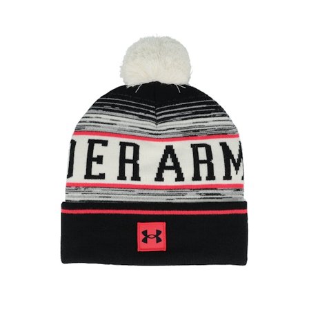 Under Armour - Schwarz pom Mütze - M Halftime Beanie Stone Pom @ Hatstore