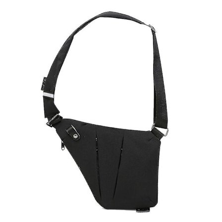 Slingbag / axelväska / bröstväska Höger axel Svart 0