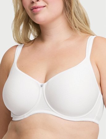 Swegmark Smooth Line Padded Wired Bra White - White - B x 90