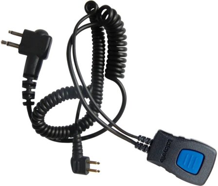 Lafayette Miniheadset Radiokabel Peltor 2-Pin J22 2,5+3,5mm Vinklad Mindre Mellanrum